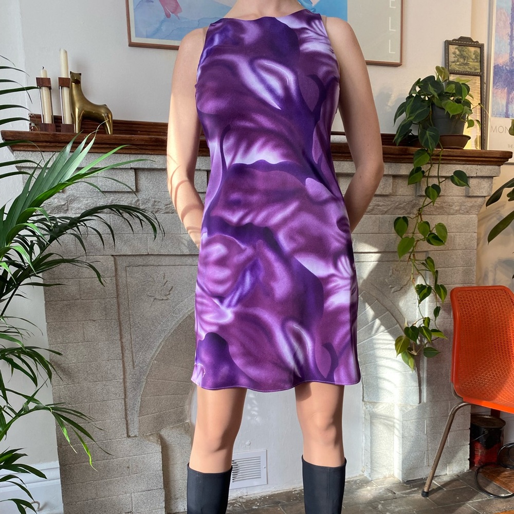 Vintage Purple Women's Mini Dress